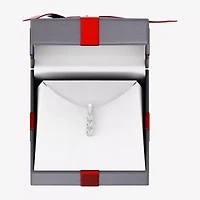 Yes, Please! Womens 1/6 CT. T.W. Lab Grown White Diamond Sterling Silver 18 Inch Pendant Necklace