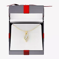 Yes, Please! Womens 1/6 CT. T.W. Lab Grown White Diamond Sterling Silver 18 Inch Pendant Necklace