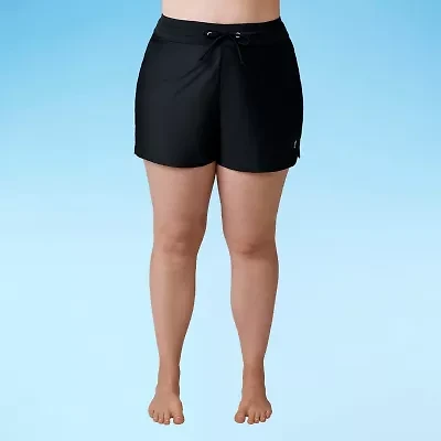 Free Country Womens Plus Swim Shorts