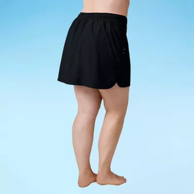 Free Country Womens Plus Swim Skirt