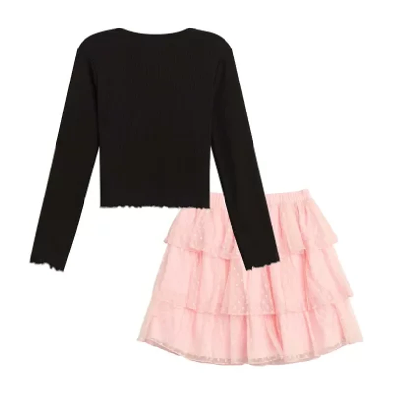 by&by girl Big Kid Girls 2-pc. Skirt Set
