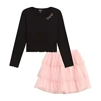 by&by girl Big Kid Girls 2-pc. Skirt Set