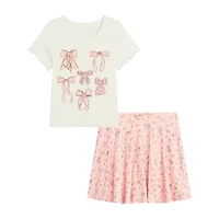 by&by girl Little Girls 2-pc. Skirt Set