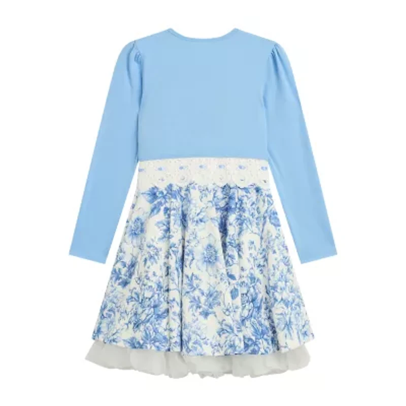 Byer California Big Kid Girls Floral 2-pc. Dress Set