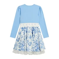 Byer California Big Kid Girls Floral 2-pc. Dress Set