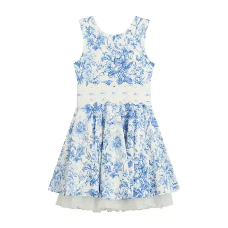 Byer California Big Kid Girls Floral 2-pc. Dress Set