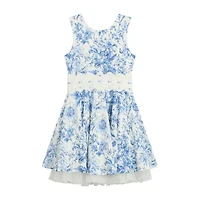 Byer California Big Kid Girls Floral 2-pc. Dress Set