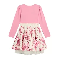 Byer California Big Kid Girls Floral 2-pc. Dress Set
