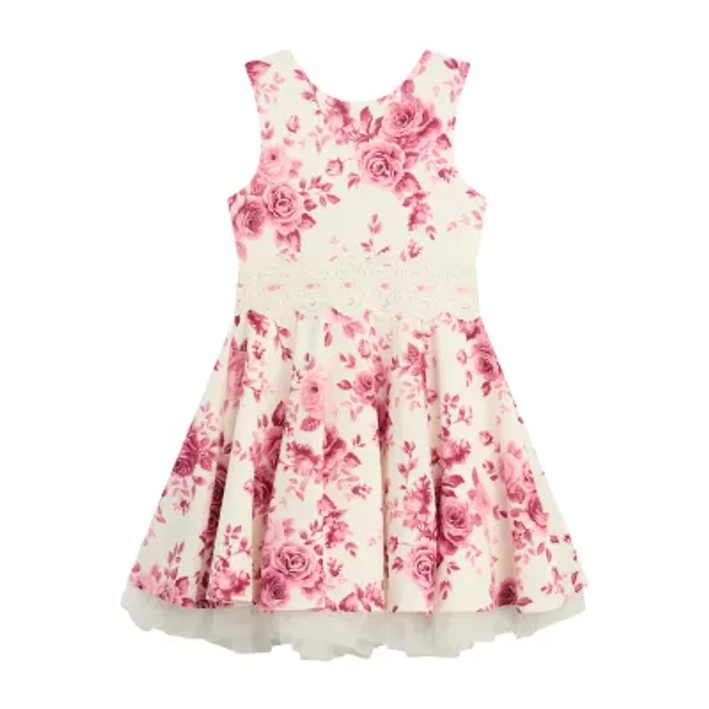 Byer California Big Kid Girls Floral 2-pc. Dress Set