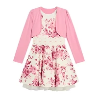 Byer California Big Kid Girls Floral 2-pc. Dress Set