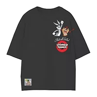 Little & Big Kid Boys Crew Neck Short Sleeve Oversized Looney Tunes Graphic T-Shirt