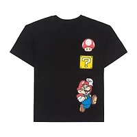 Little & Big Kid Boys Crew Neck Short Sleeve Oversized Super Mario Graphic T-Shirt
