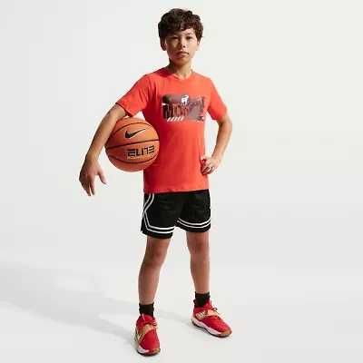 Nike Big Kid Unisex Crew Neck Short Sleeve Regular Fit Graphic T-Shirt