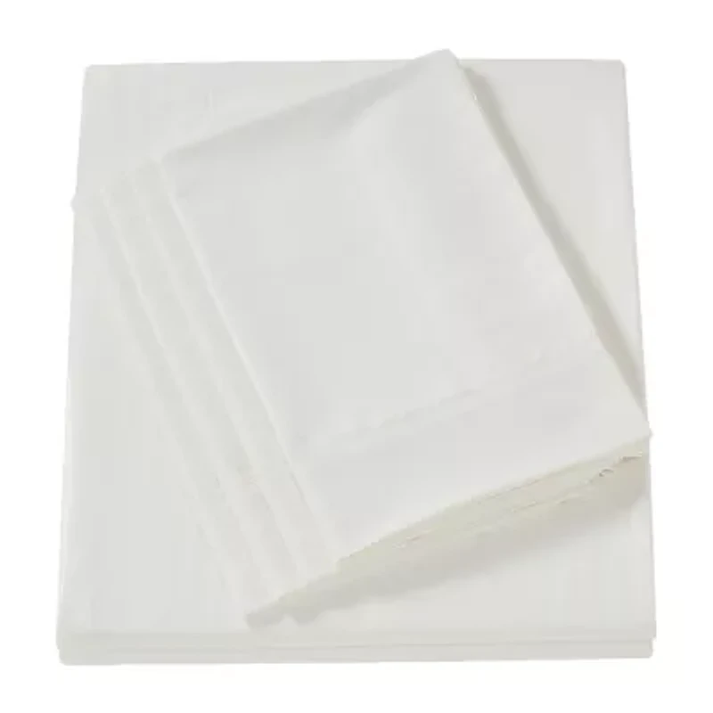 Sweet Home Collection™ Dobby Stripe Microfiber Wrinkle Free Deluxe Sheet Set with Bonus Pillowcases