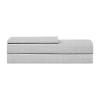 Sweet Home Collection™ Dots Printed Sheet Set, Double Brushed Microfiber
