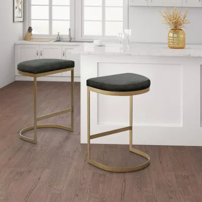 Madison Park Marc Dining Room Collection Counter Height Upholstered Bar Stool