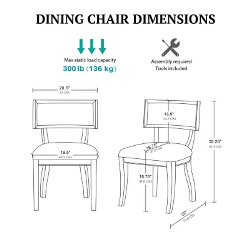 Madison Park Signature Marie Set of 2 Side Chairs