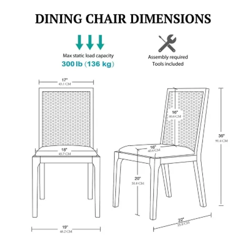 Madison Park Ashe 2-pc. Dining Side Chair