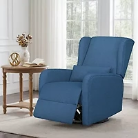 Madison Park Curved Slope-Arm Recliner