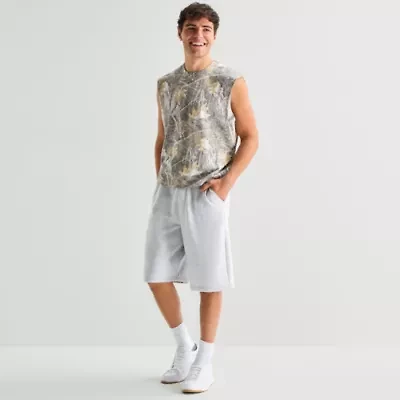 Arizona Baggy Fit Fleece Mens 12" Pull-On Short