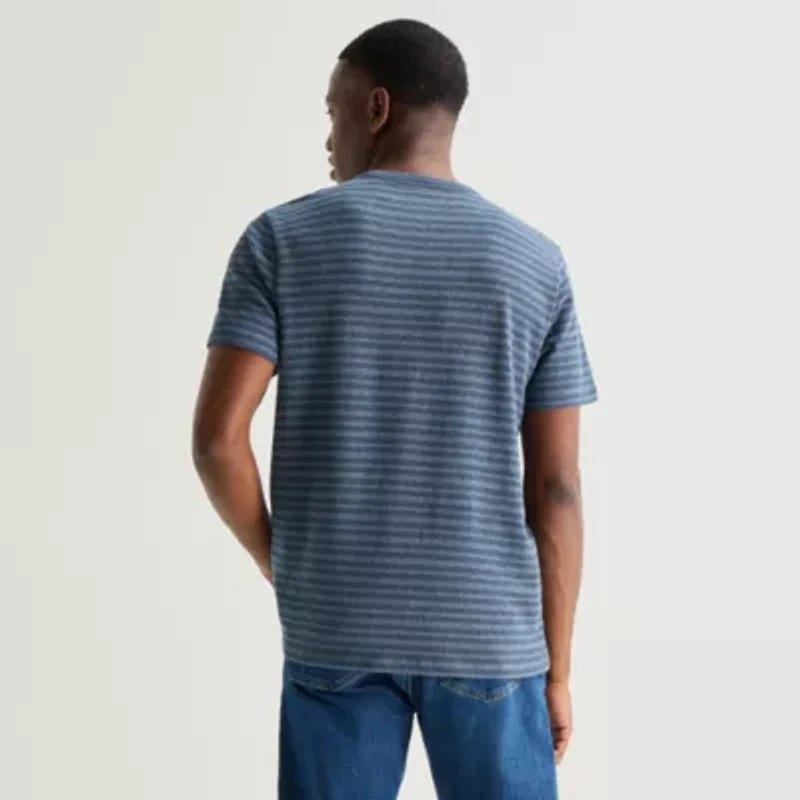 mutual weave Mens Round Neck Short Sleeve T-Shirt