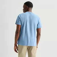 mutual weave Sueded Jersey Mens Crew Neck Short Sleeve T-Shirt