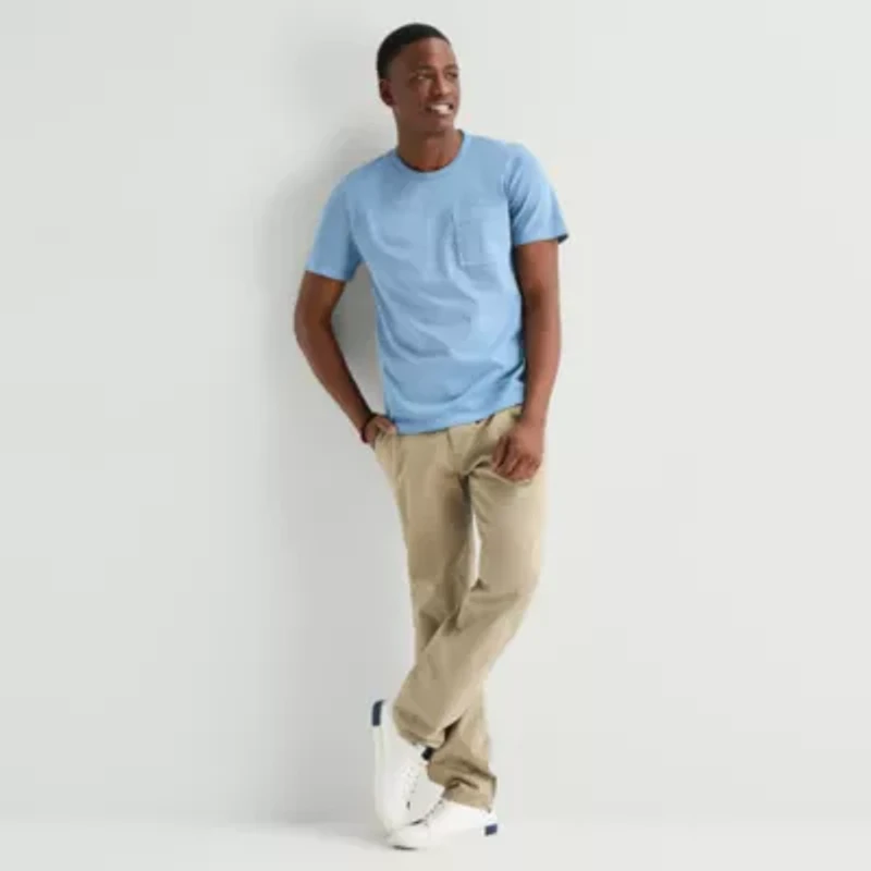 mutual weave Sueded Jersey Mens Crew Neck Short Sleeve T-Shirt