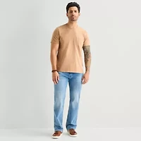 mutual weave Sueded Jersey Mens Crew Neck Short Sleeve T-Shirt