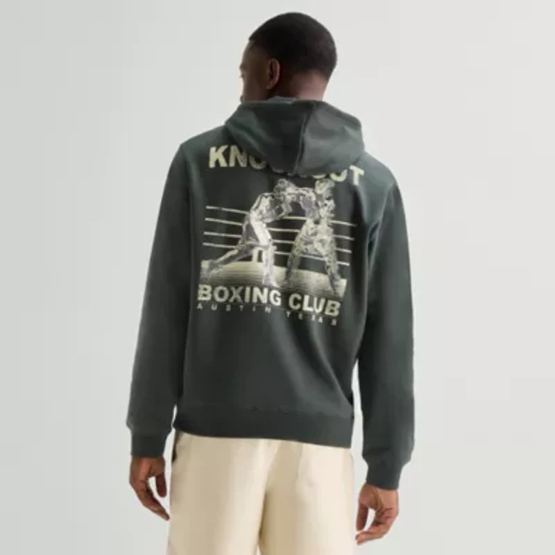 Xersion Essential Mens Long Sleeve Fleece Active Hoodie