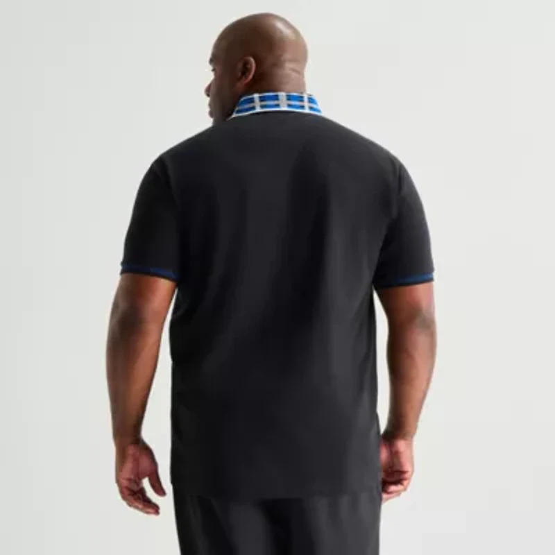 Shaquille O'Neal XLG™ Big and Tall Mens Regular Fit Short Sleeve Polo Shirt