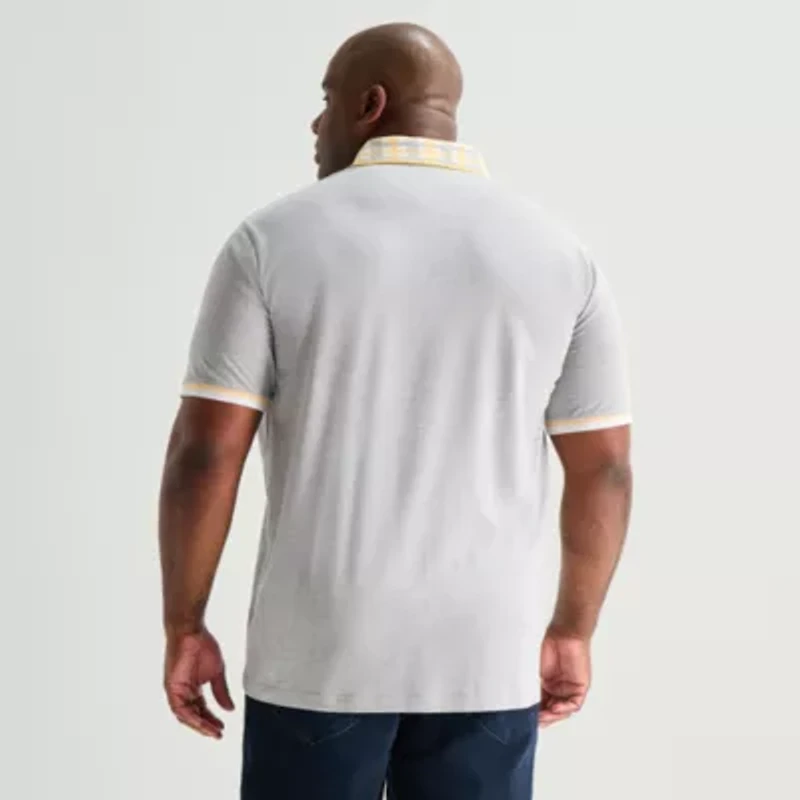 Shaquille O'Neal XLG™ Big and Tall Mens Regular Fit Short Sleeve Polo Shirt
