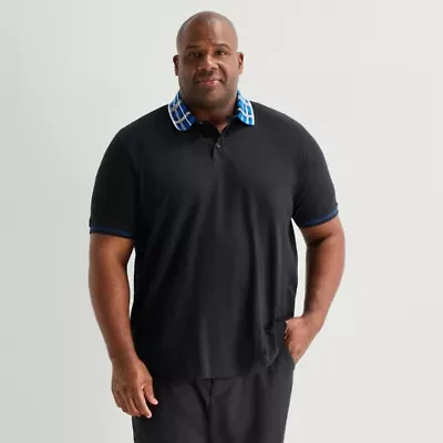 Shaquille O'Neal XLG™ Big and Tall Mens Regular Fit Short Sleeve Polo Shirt