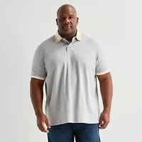 Shaquille O'Neal XLG™ Big and Tall Mens Regular Fit Short Sleeve Polo Shirt