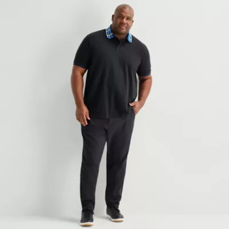Shaquille O'Neal XLG™ Big and Tall Mens Regular Fit Short Sleeve Polo Shirt