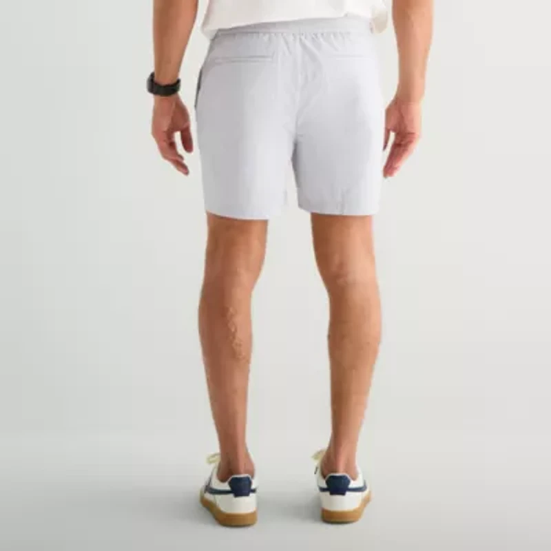 Stylus Mens 6" Mid Rise Drawstring Waist Pull-On Short