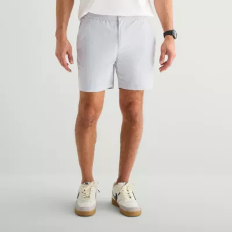 Stylus Mens 6" Mid Rise Drawstring Waist Pull-On Short