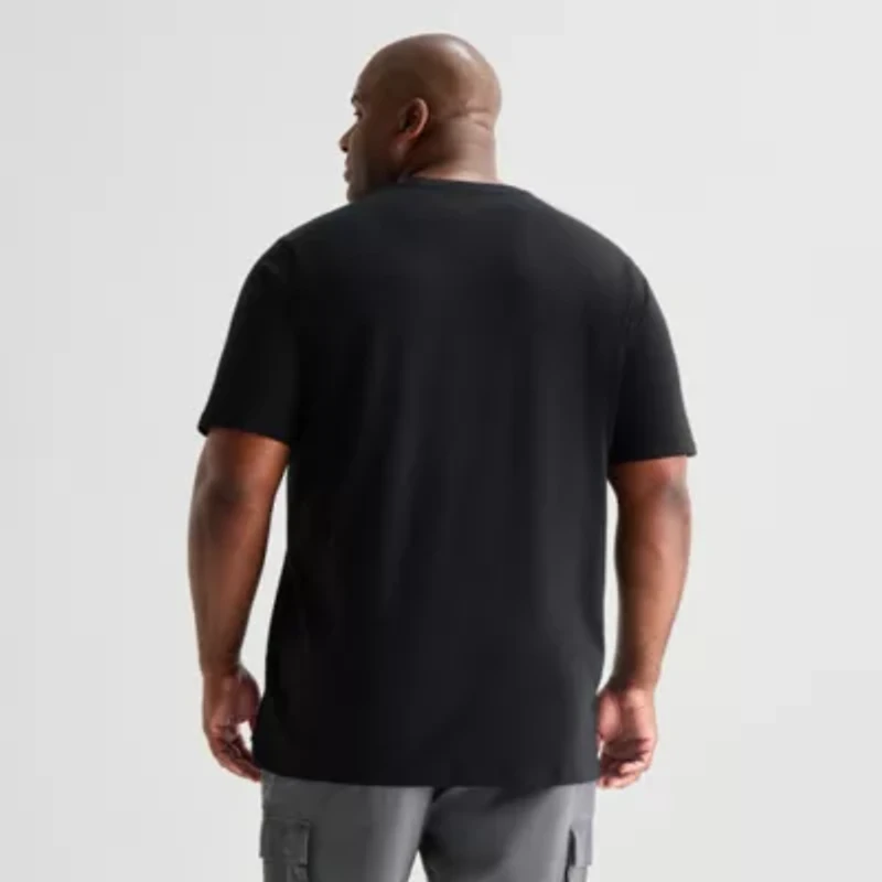 mutual weave Mens Crew Neck Short Sleeve Big and Tall T-Shirt