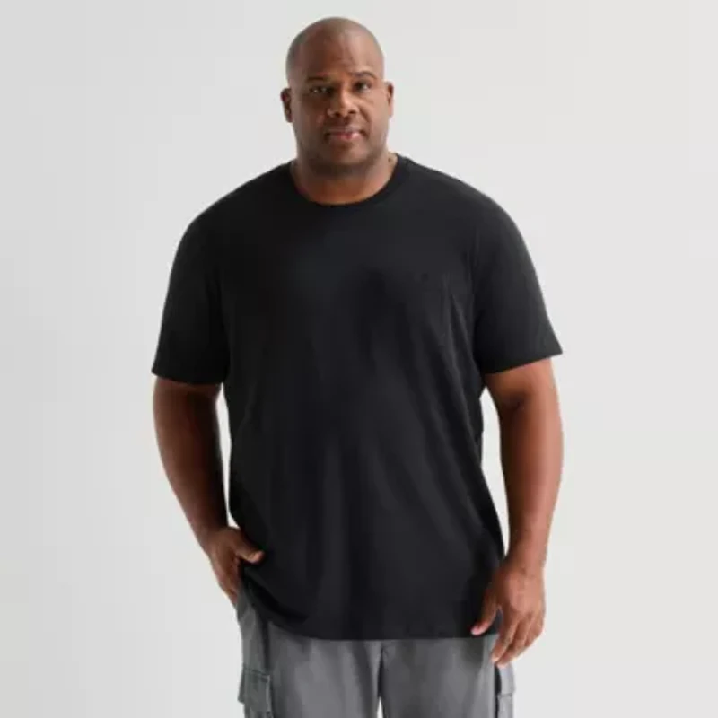 mutual weave Mens Crew Neck Short Sleeve Big and Tall T-Shirt