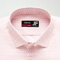 J. Ferrar Ultra Comfort Mens Slim Fit Stretch Fabric Wrinkle Free Long Sleeve Dress Shirt