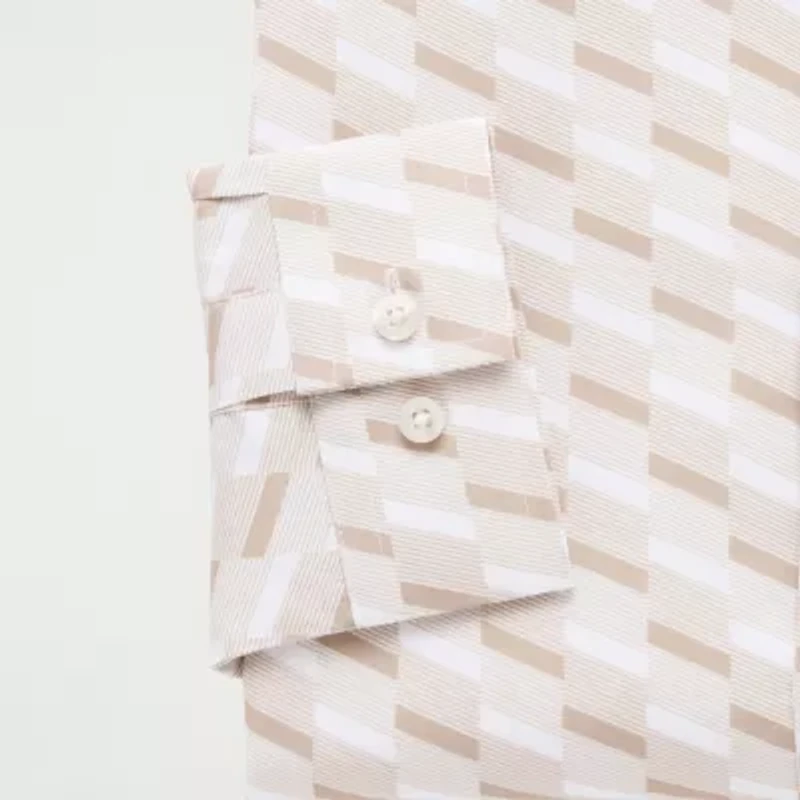 J. Ferrar Ultra Comfort Mens Slim Fit Stretch Fabric Wrinkle Free Long Sleeve Dress Shirt