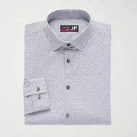 J. Ferrar 360 Stretch Performance Mens Slim Fit Wrinkle Free Long Sleeve Dress Shirt