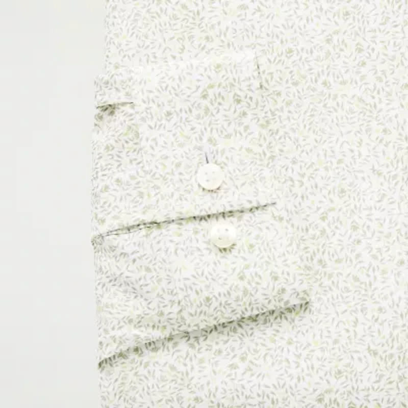 J. Ferrar 360 Stretch Performance Mens Slim Fit Wrinkle Free Long Sleeve Dress Shirt