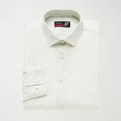 J. Ferrar 360 Stretch Performance Mens Slim Fit Wrinkle Free Long Sleeve Dress Shirt