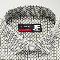 J. Ferrar Ultra Comfort Mens Slim Fit Stretch Fabric Wrinkle Free Long Sleeve Dress Shirt
