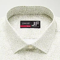 J. Ferrar Big And Tall 360 Stretch Performance Mens Regular Fit Wrinkle Free Long Sleeve Dress Shirt