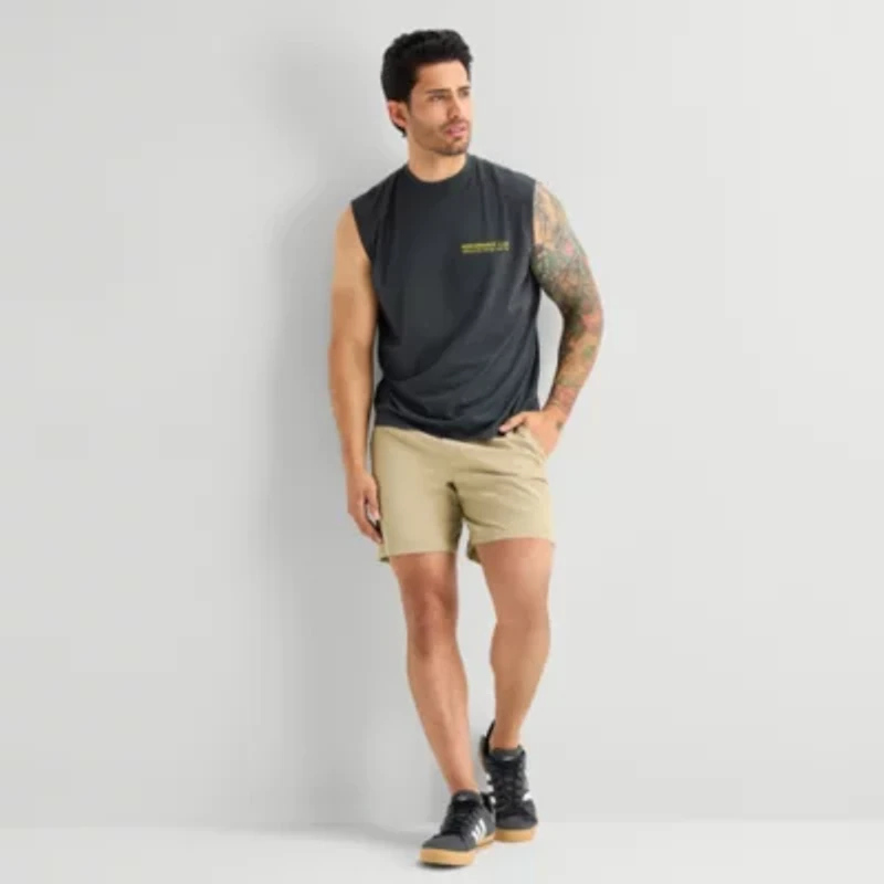 Xersion Mens Crew Neck Sleeveless Muscle T-Shirt