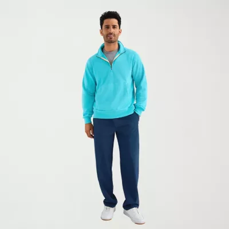 Xersion Mens Long Sleeve Active Big and Tall Quarter-Zip Pullover