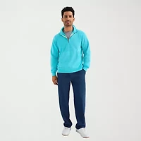 Xersion Mens Long Sleeve Active Big and Tall Quarter-Zip Pullover