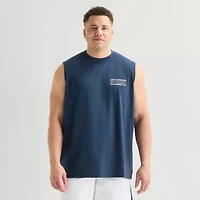 Xersion Oversized Mens Crew Neck Sleeveless Big and Tall Muscle T-Shirt