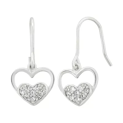 DiamonArt® 1/3 CT. T.W. White Cubic Zirconia Sterling Silver Drop Earrings